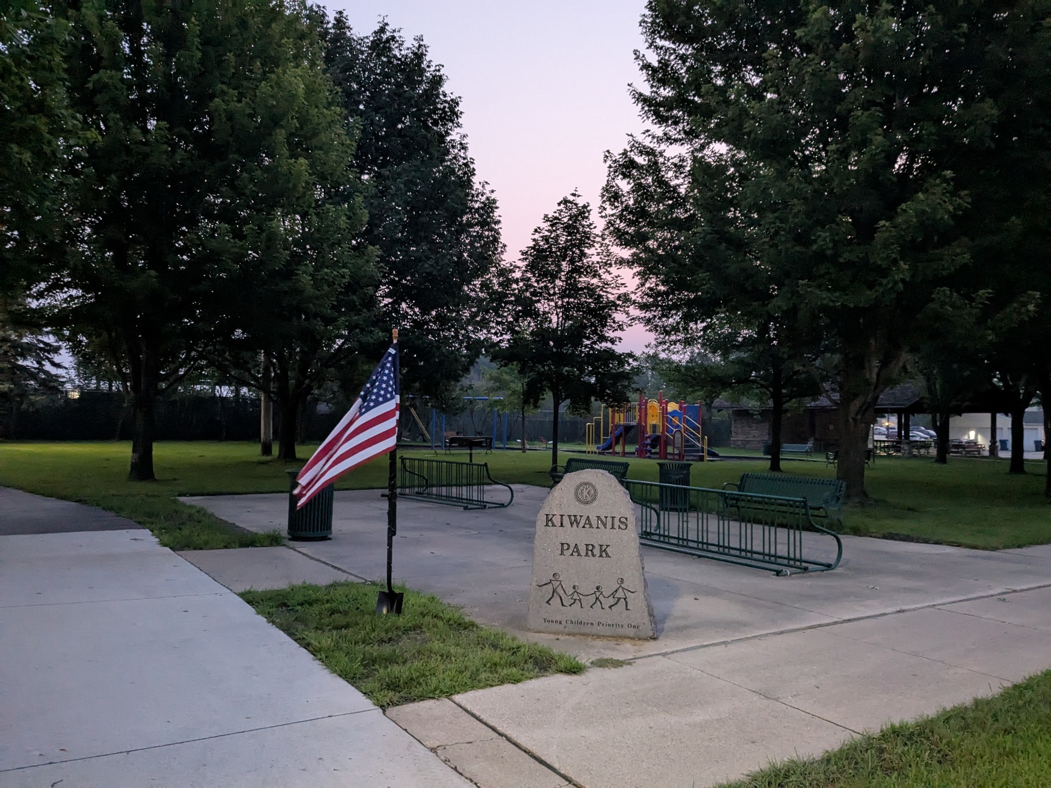 Spearhead workout location at Kiwanis Park in Spirit Lake, Iowa